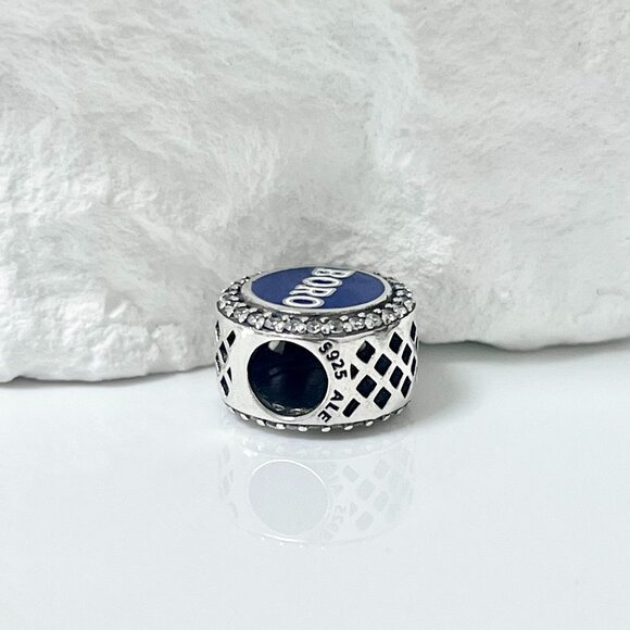 Pandora BORO TN Tennessee Bead Charm S925 Silver Charm - Picture 3 of 3